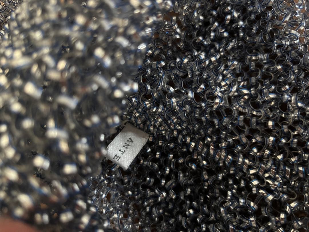 ANTEPRIMA アンテプリマ　ワイヤーバック　ブルーシルバー