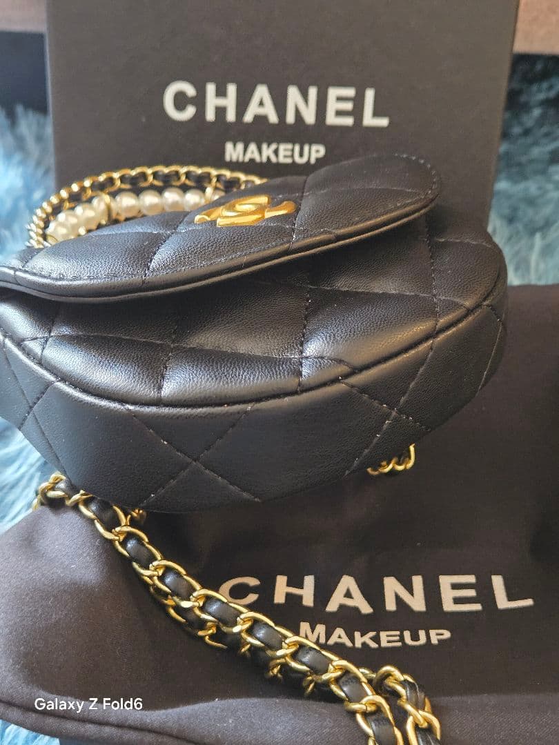 CHANEL シャネル ノベルティ パールハンドル ミニ チェーンバッグ
