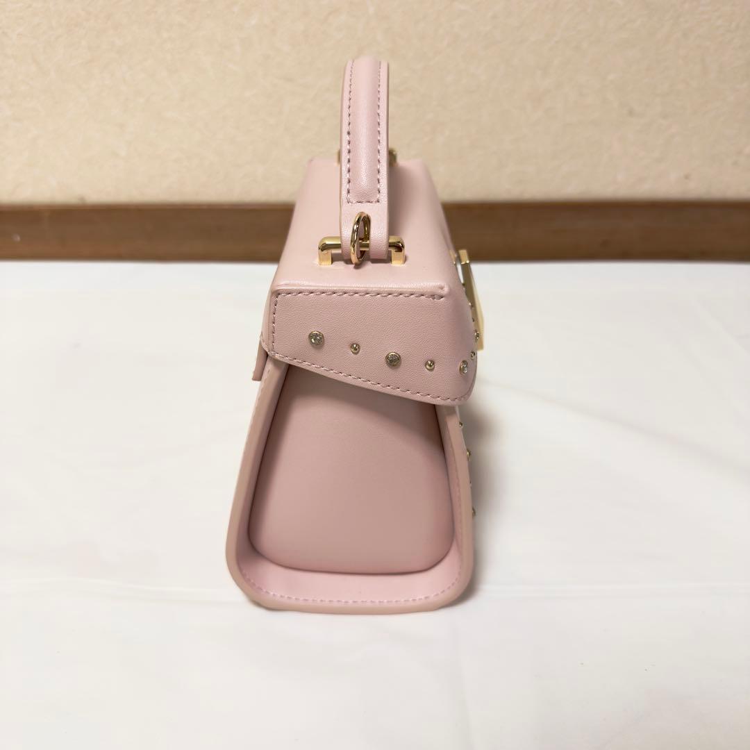 CELFORDリュタン ビジュースタッズポシェット Sサイズ ピンク