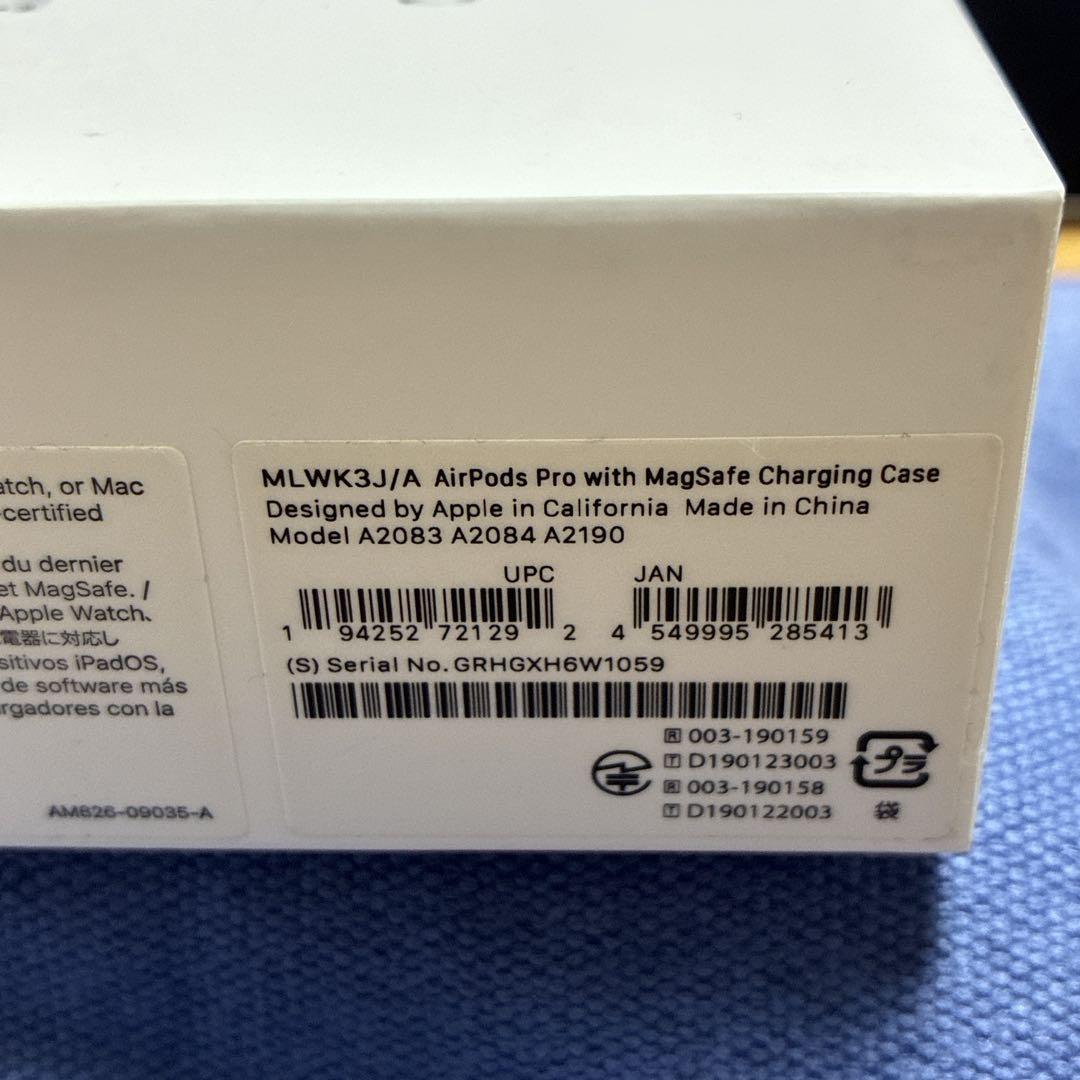 AirPods Pro 第1世代 MagSafe対応 MLWK3J/A 完全品