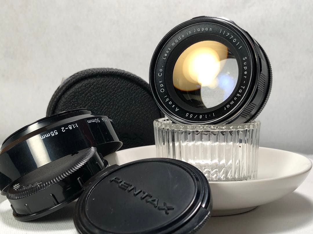 フード付き前期型　pentax super takumar 55mm f1.8