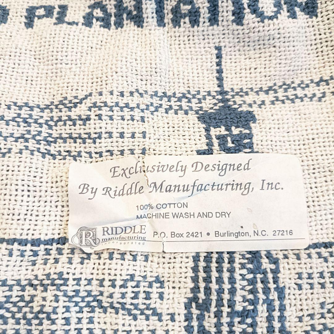 【デッドストック】USA 80s ヴィンテージラグ ブランケット　タペストリー