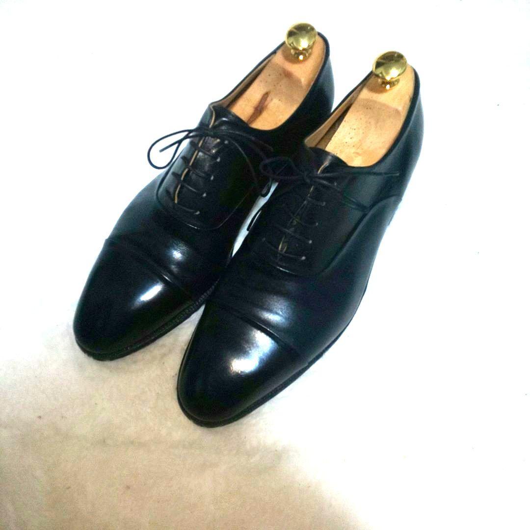 Enzo Bonafe ストレートチップ 6 1/2 ブラック