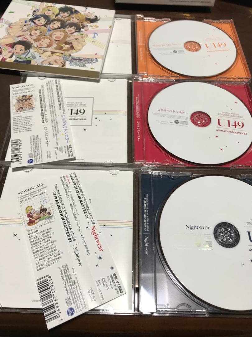 THE IDOLM＠STER　U149 ANIMATION MASTER　1~6