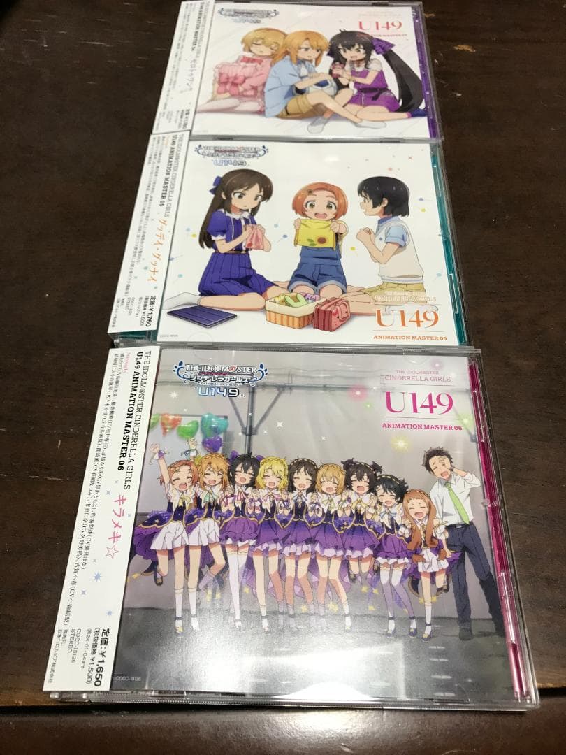 THE IDOLM＠STER　U149 ANIMATION MASTER　1~6