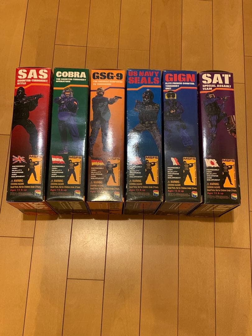 リアルアクションヒーロー　特殊部隊　SAS 6体　メディコムトイ