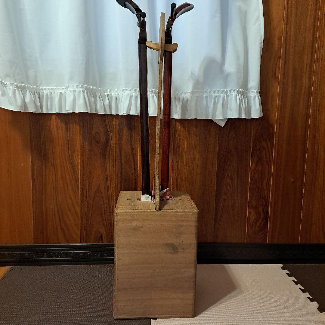 ゆちさま専用◆三味線スタンドと三味線本体セット レトロ