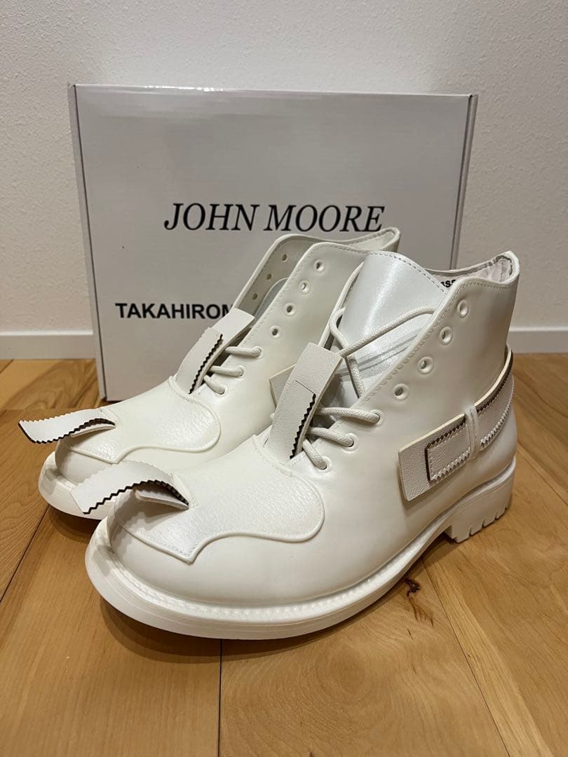 ミヤシタタカヒロソロイスト×ジョンミーア　ラバーブーツ　長靴　UK9 28cm