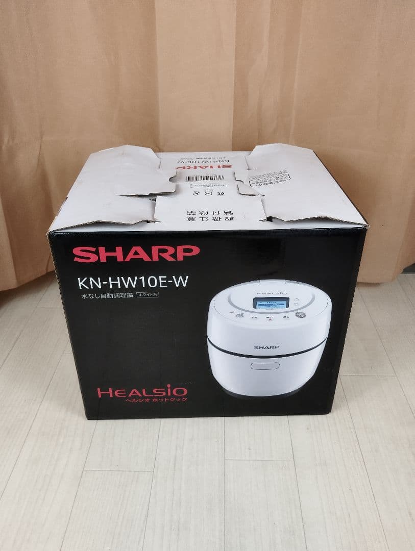 美品　 SHARP ヘルシオホットクックKN-HW10E-W