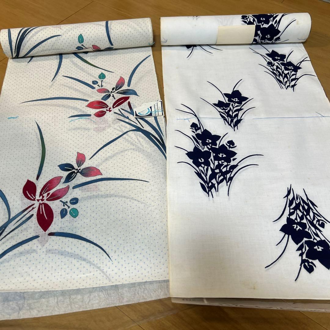 3 浴衣反物　純綿　まとめ　１０点セット