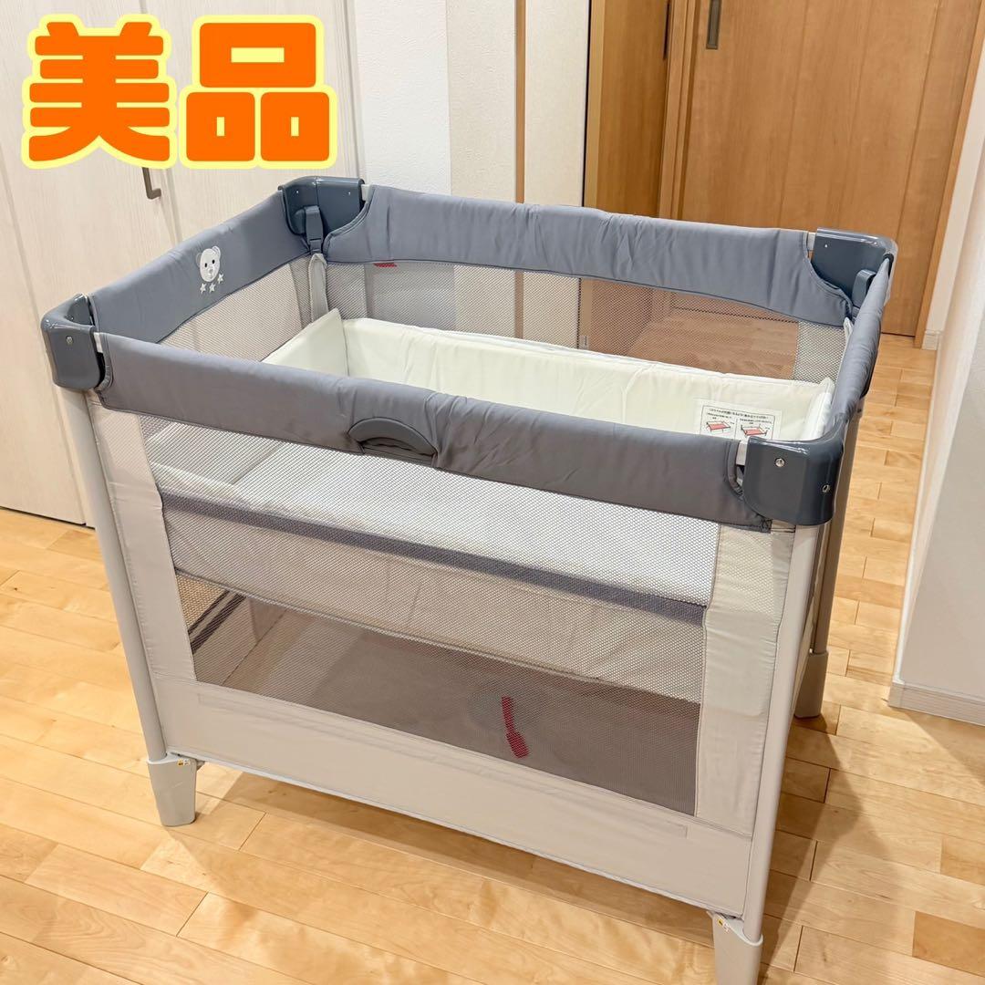 【Aprica】ココネルエアー　AB グレー　ベアー