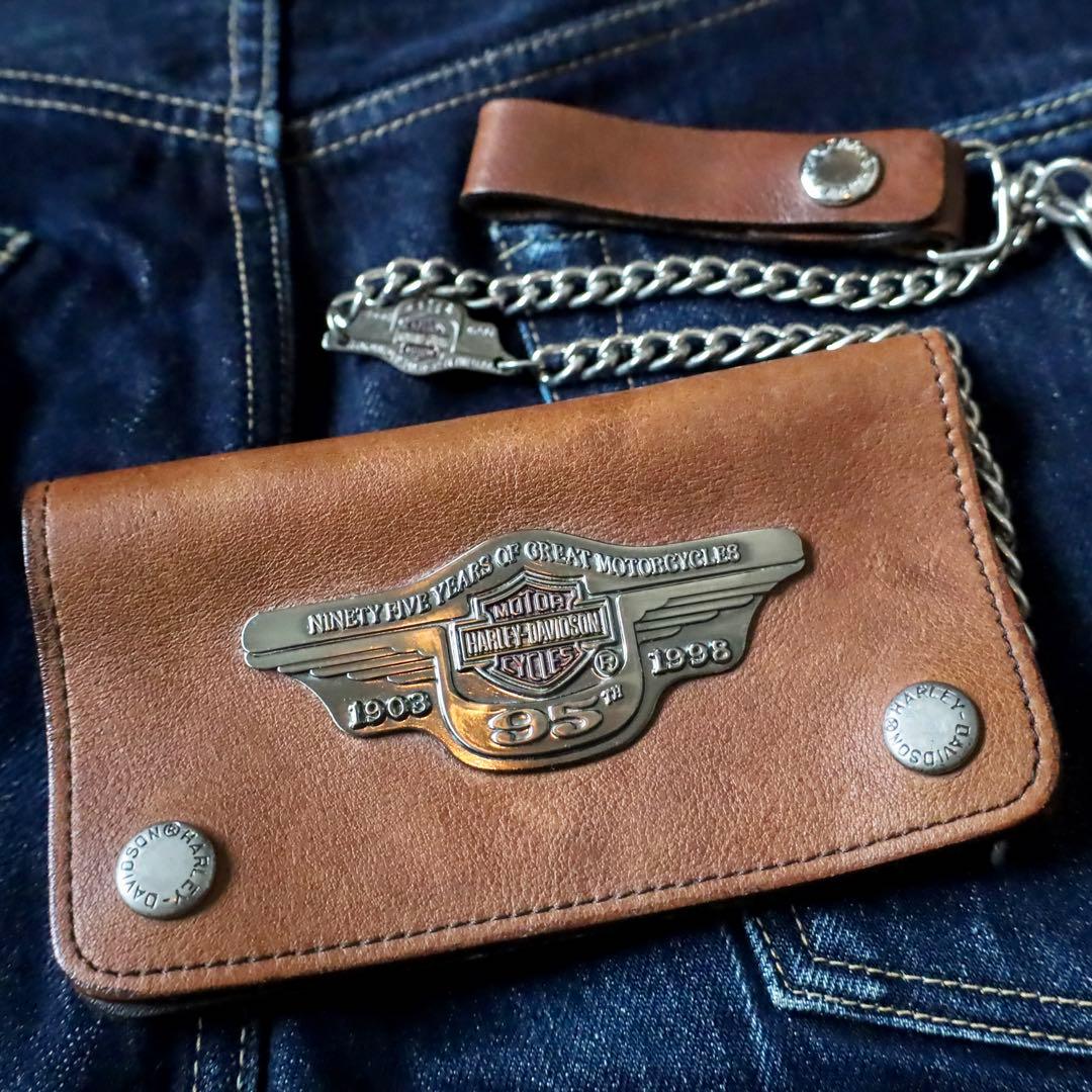 ハーレーダビッドソン　ウォレットチェーン　財布　HARLEYDAVIDSON