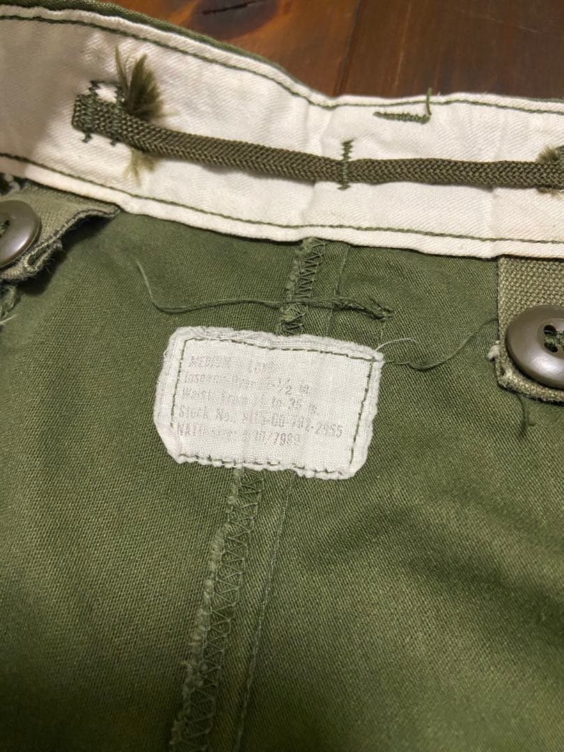 う*ん様 米軍実物USARMY M65 75年製フィールドパンツカーゴパンツ