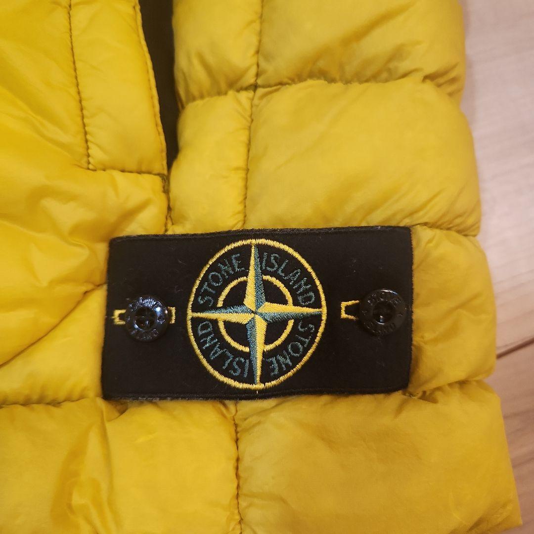 [即日発送]ストーンアイランド ダウンベスト イエロー Ｓ
