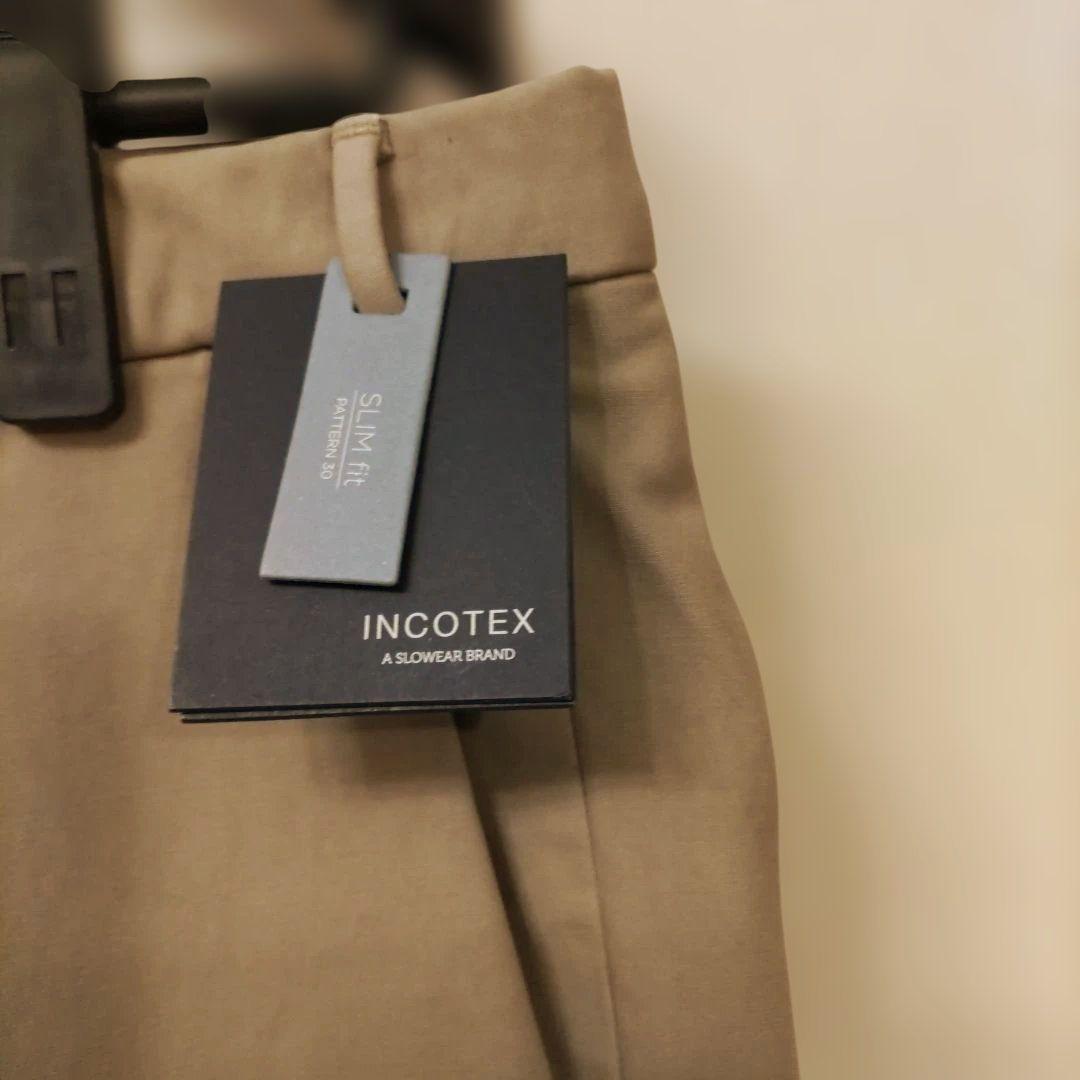 【新品】INCOTEXインコテックス　ベージュパンツ サイズ56