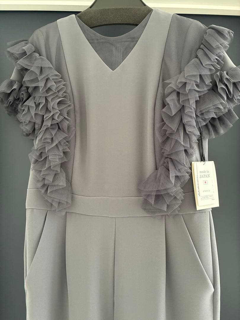 kaene チュールフリルパンツドレス オールインワン　カエン