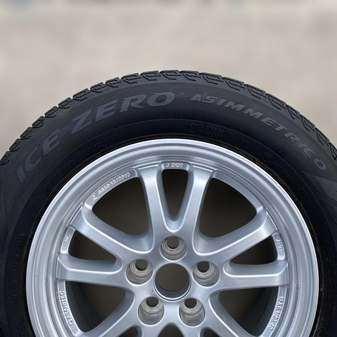 中古溝ありピレリスタッドレスセット50系プリウス195/65R15 送料無料