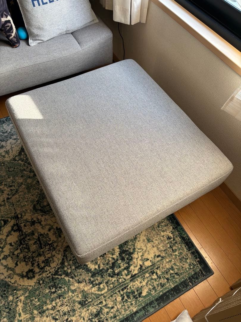 まりのあ様美品［ＩＤＥＥ］ＤＩＶＡＮＣＯ　ＯＴＴＯＭＡＮ　オットマン　無印良品