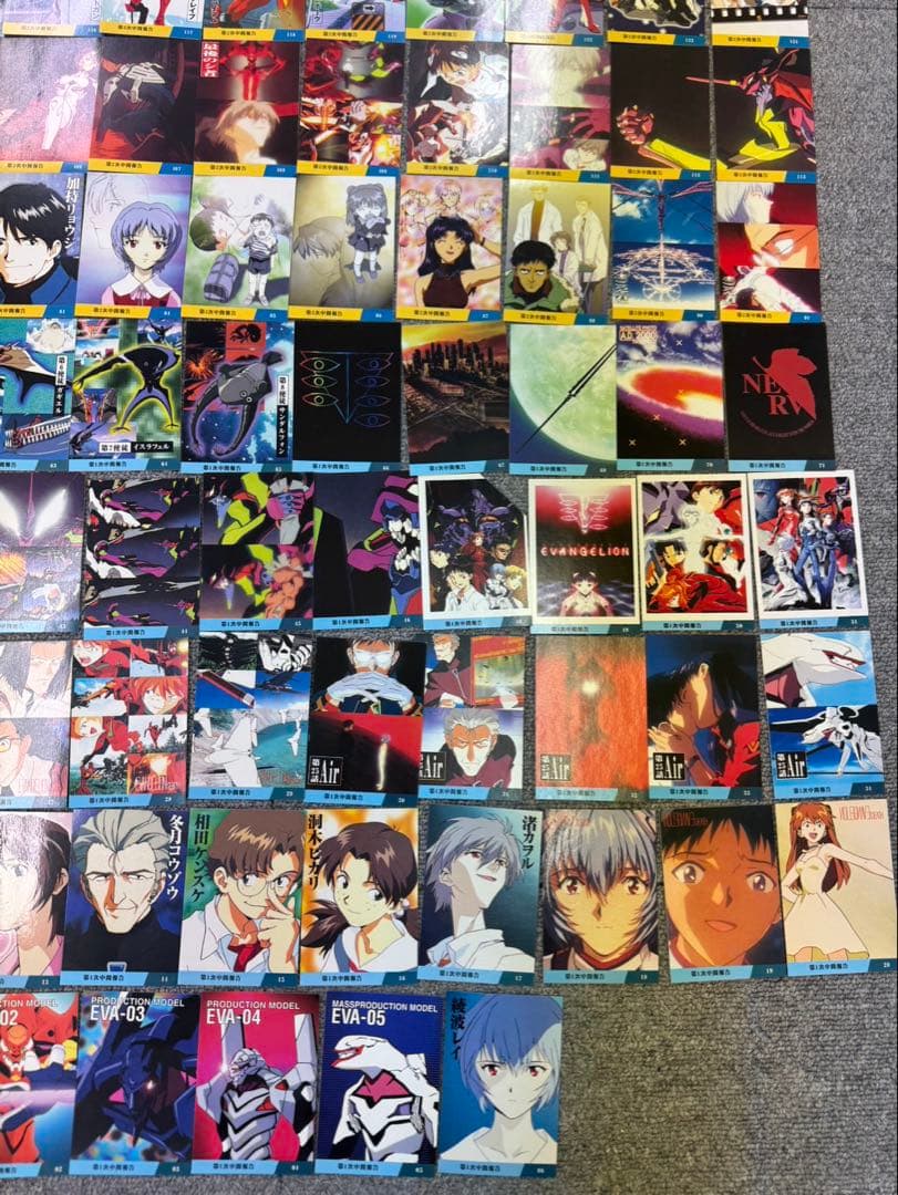 エヴァンゲリオン　カルビー　カード　まとめ売り　175枚　ラッキーカード
