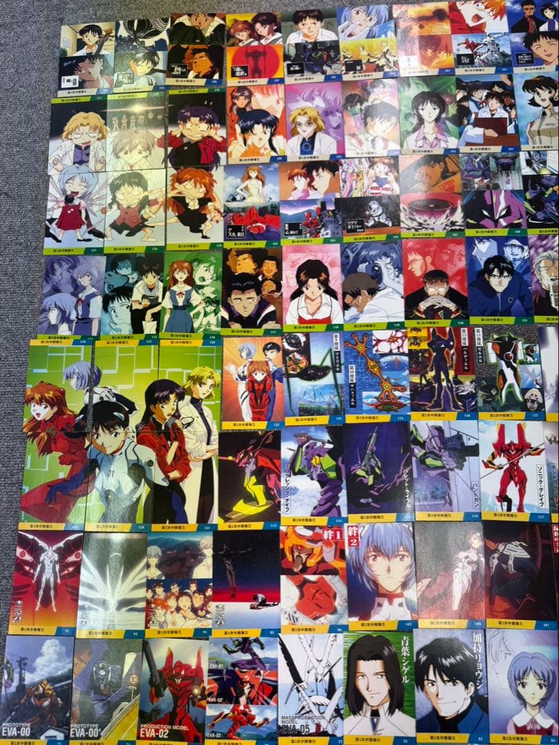 エヴァンゲリオン　カルビー　カード　まとめ売り　175枚　ラッキーカード