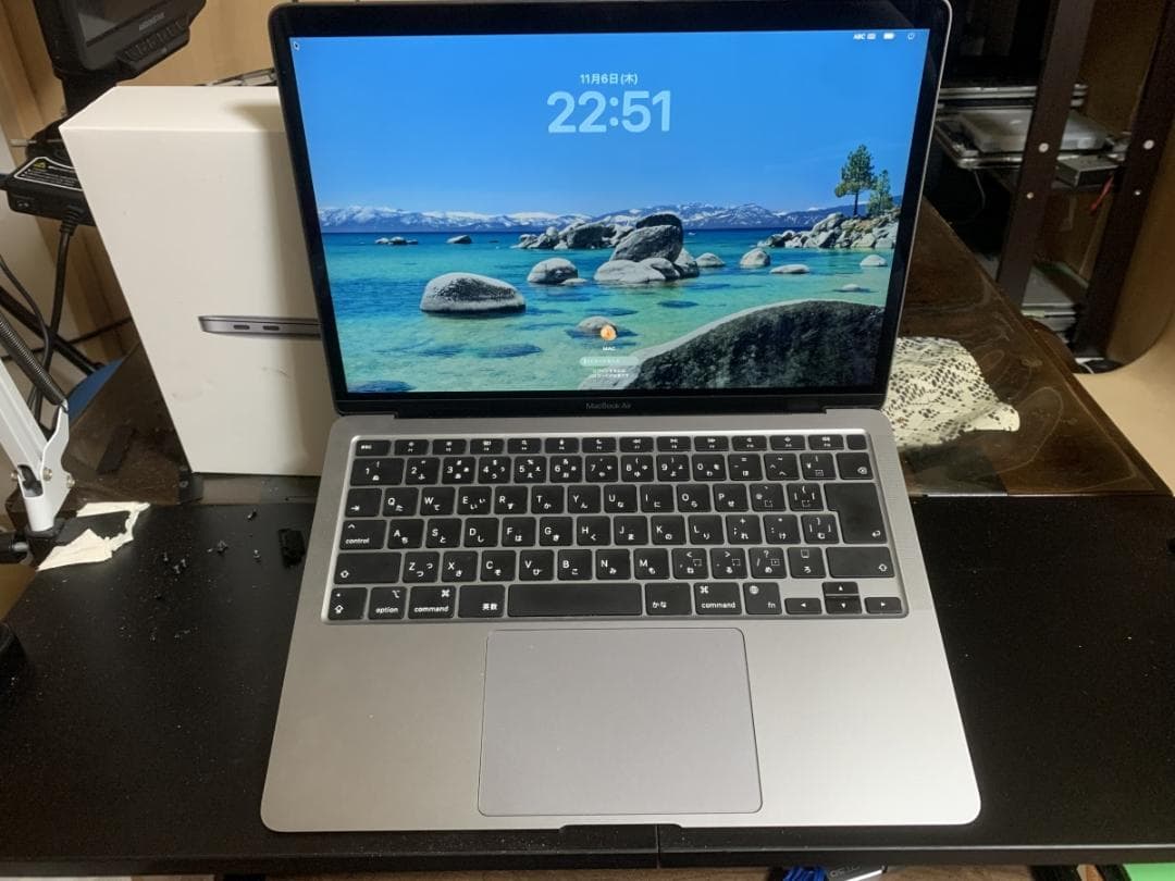 極美品 MacBook Air A2337 2020 M1/8GB/256GB
