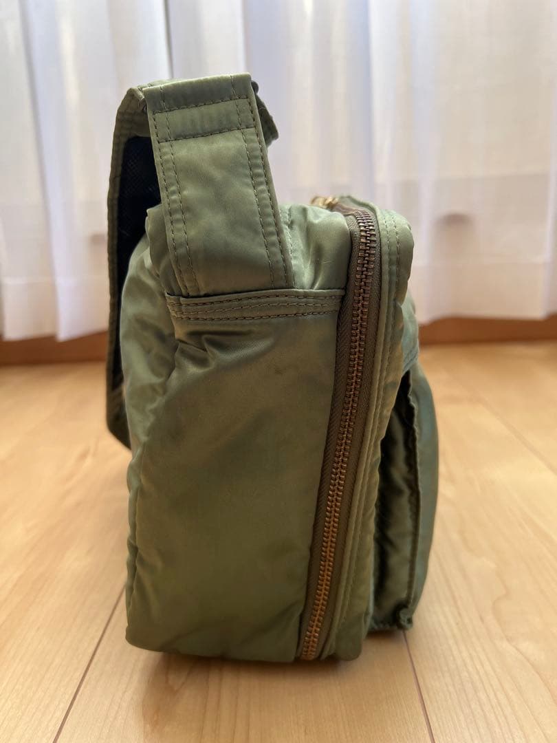 【美品】 PORTER TANKER ショルダーバッグ グリーン