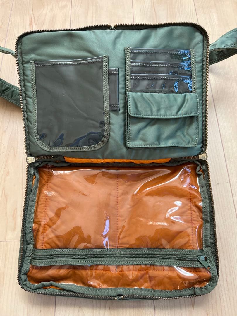 【美品】 PORTER TANKER ショルダーバッグ グリーン