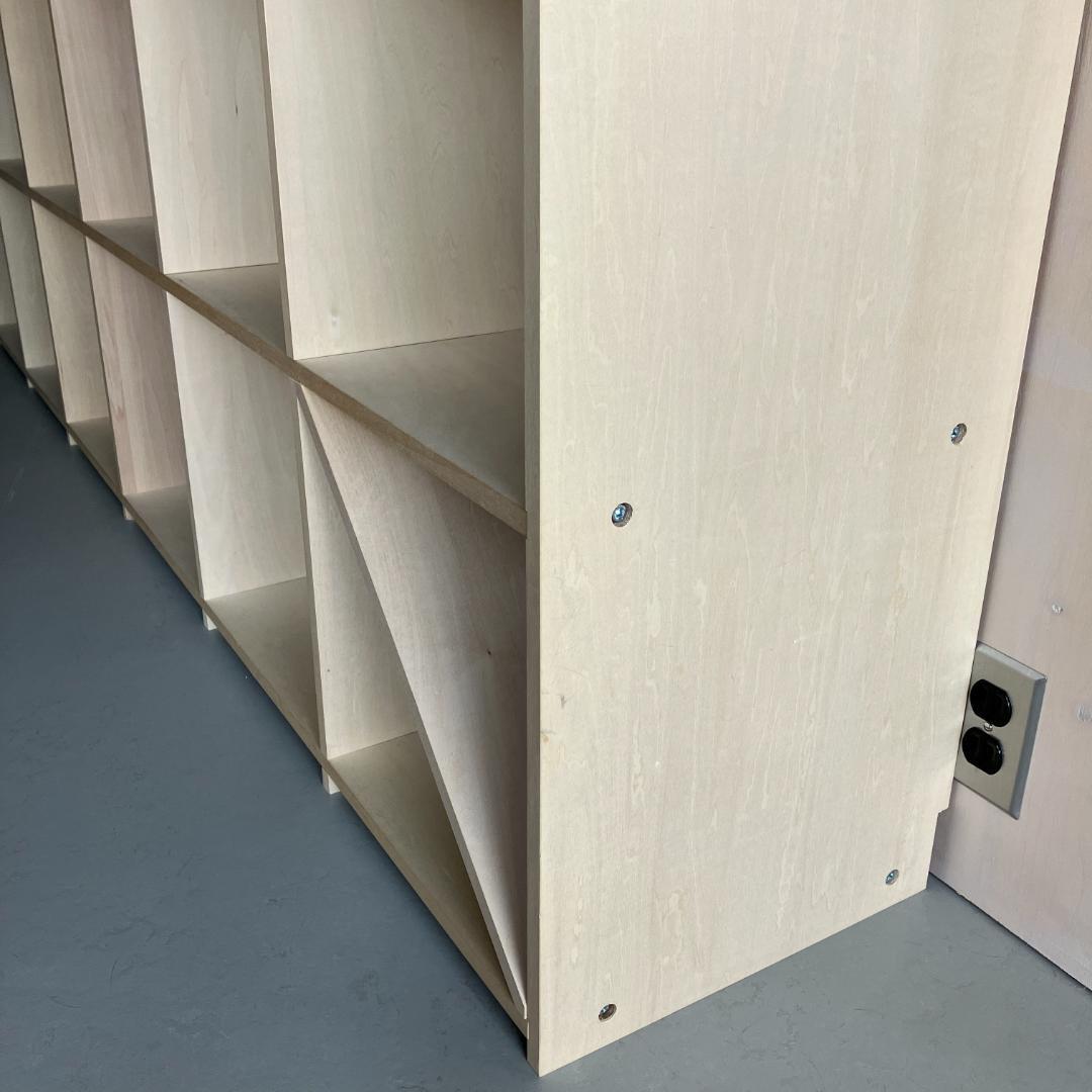 【伊勢原さま専用】マルゲリータ 壁一面の本棚 奥行350mm 縦5コマ×横7コマ