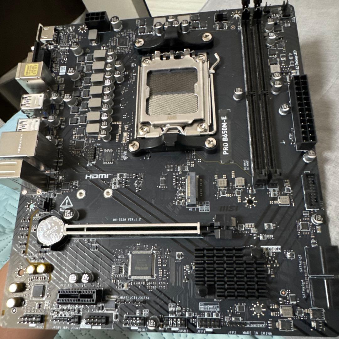 msi マザーボードb650mーe 8+2+1 am5