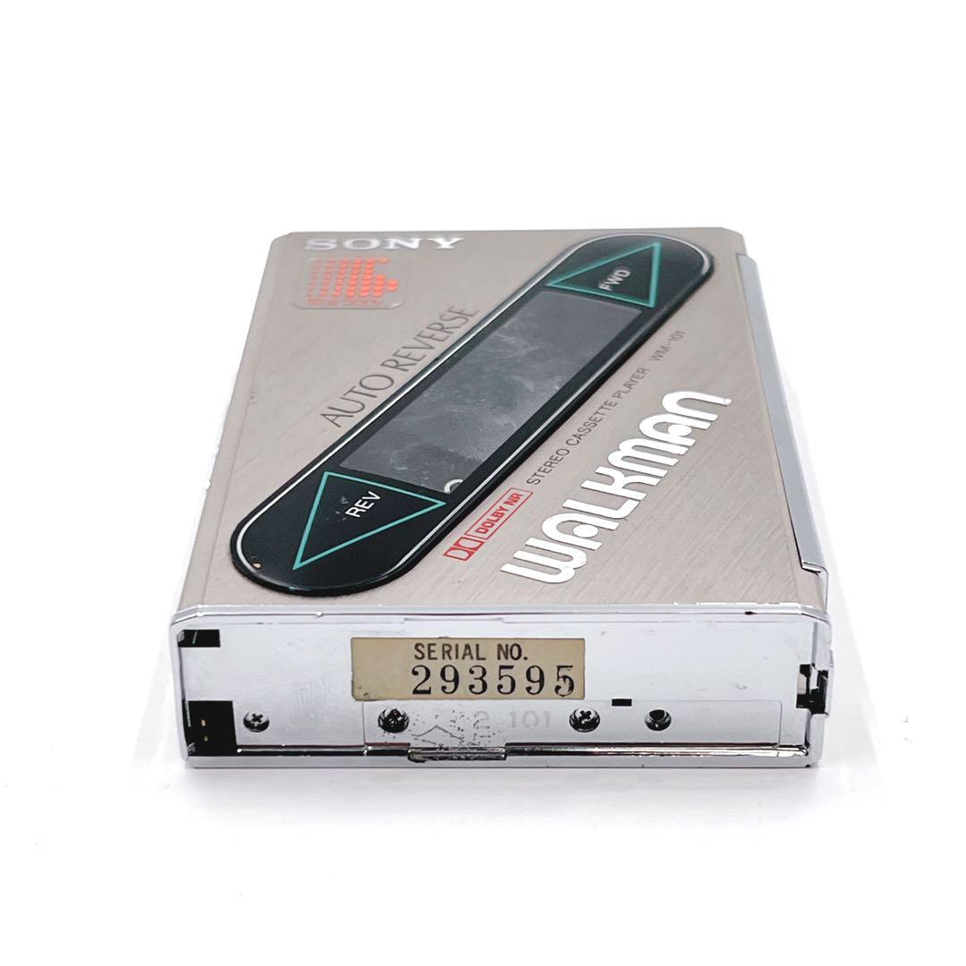 【美品・動作品】 SONY WM-101 カセットウォークマン　音出しOK