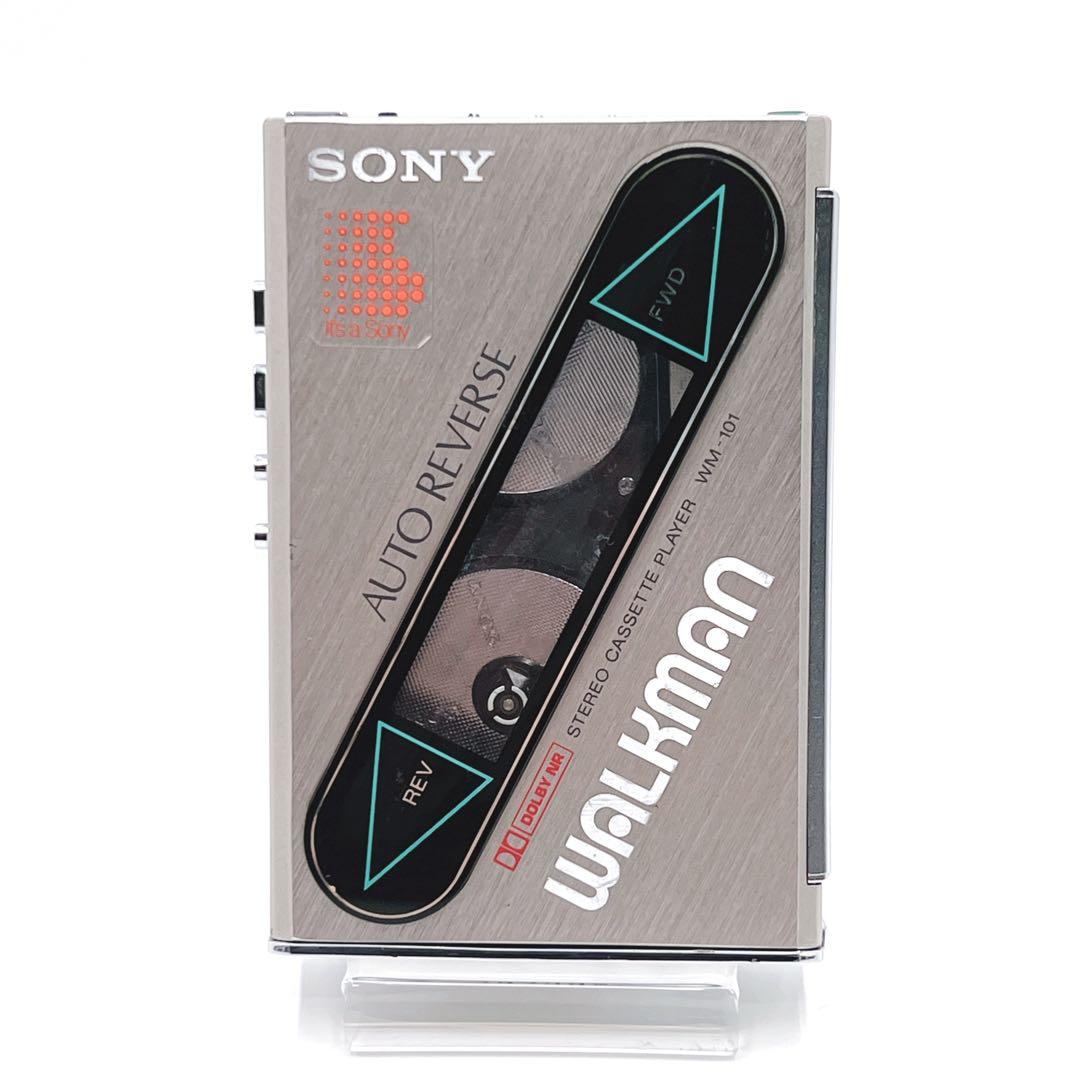 【美品・動作品】 SONY WM-101 カセットウォークマン　音出しOK