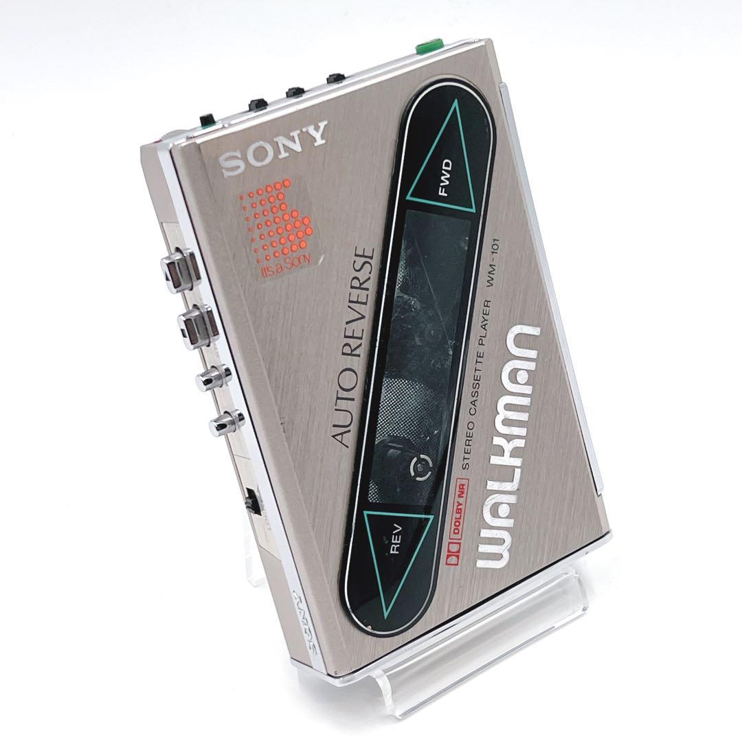 【美品・動作品】 SONY WM-101 カセットウォークマン　音出しOK