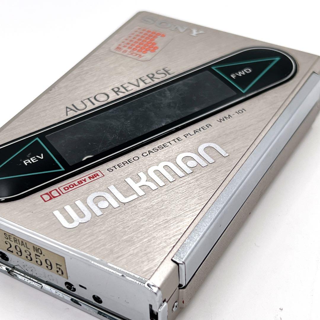 【美品・動作品】 SONY WM-101 カセットウォークマン　音出しOK