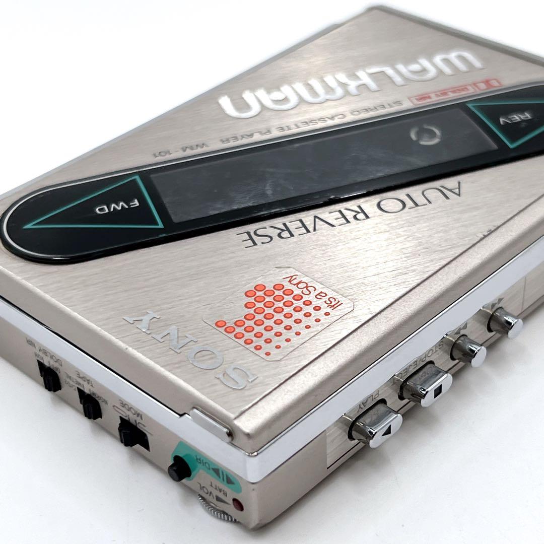 【美品・動作品】 SONY WM-101 カセットウォークマン　音出しOK