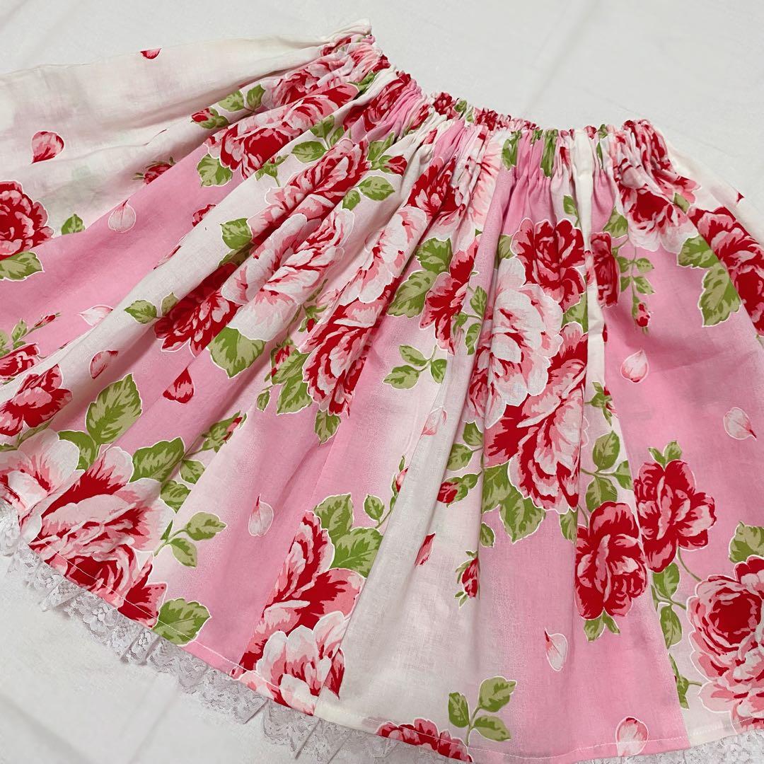 ♡姫系ピンク薔薇柄ドレス浴衣♡