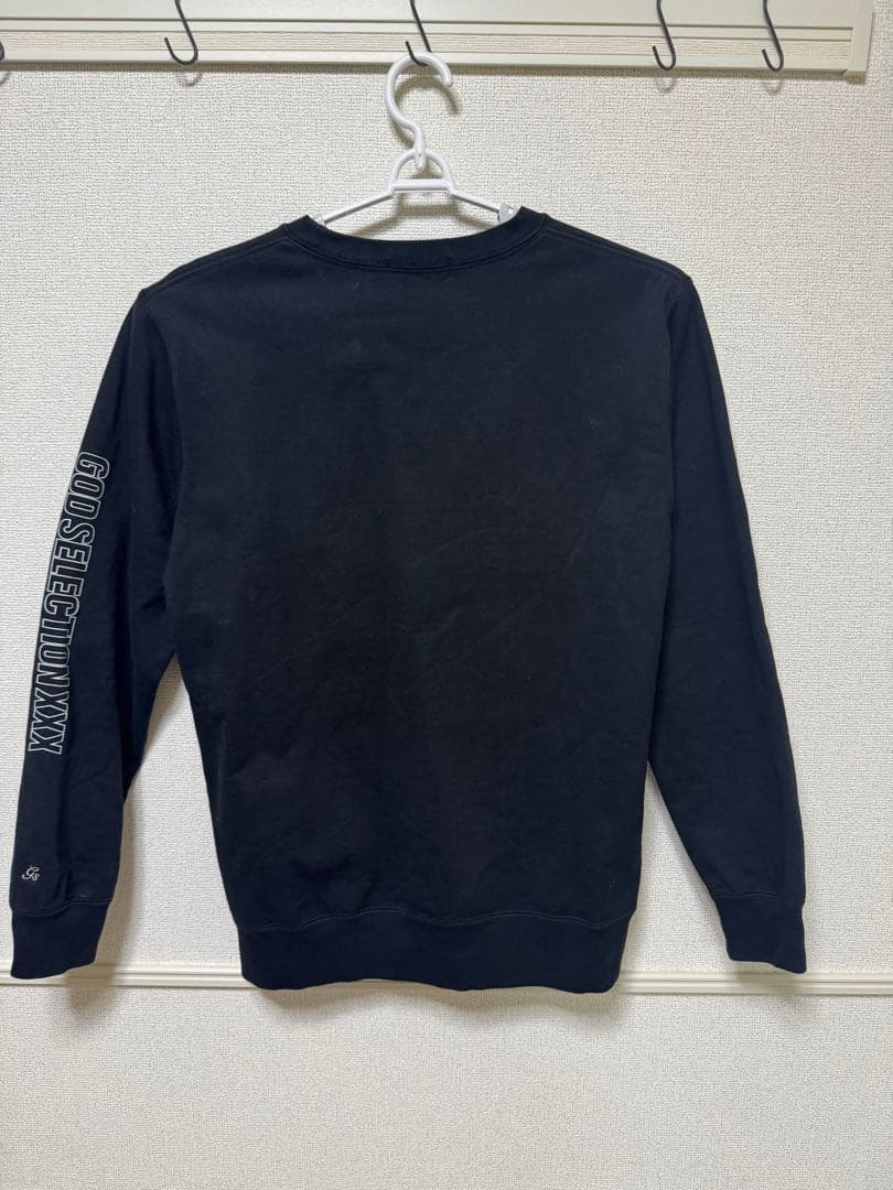 GOD SELECTION XXX トレーナー　黒　L