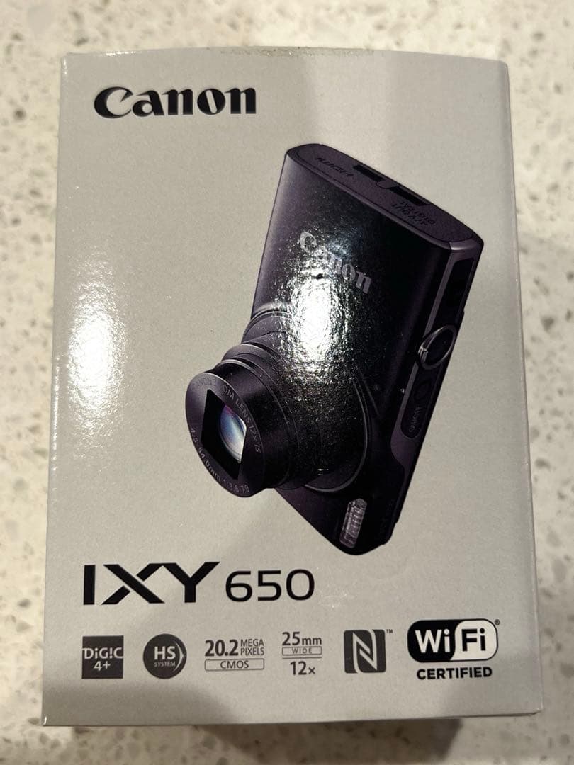 Canon IXY650 コンパクトデジタルカメラ　ブラック
