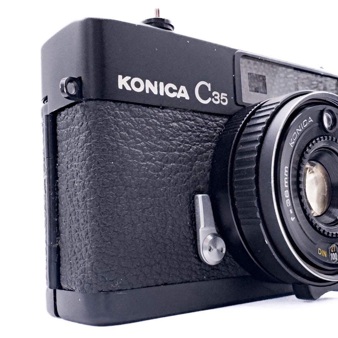 Sランク 美品 整備済み Konica C35 Black 3ヶ月保証付き