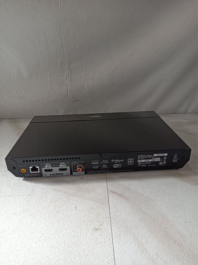 八3789【2024年製】SONY UBP-X700 ブルーレイプレーヤー