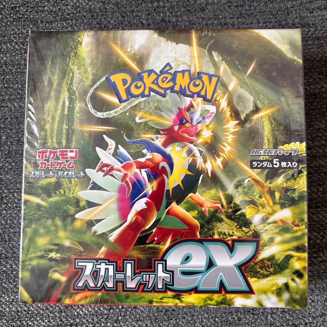 ポケモンカードゲーム　スカーレットex ボックスシュリンク付き