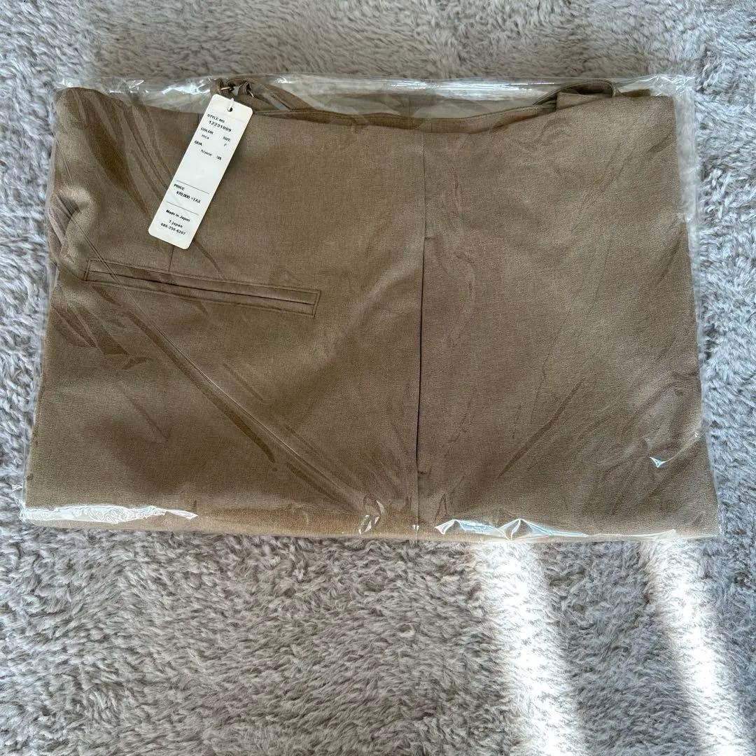 新品未使用　T. japan strap pants sand