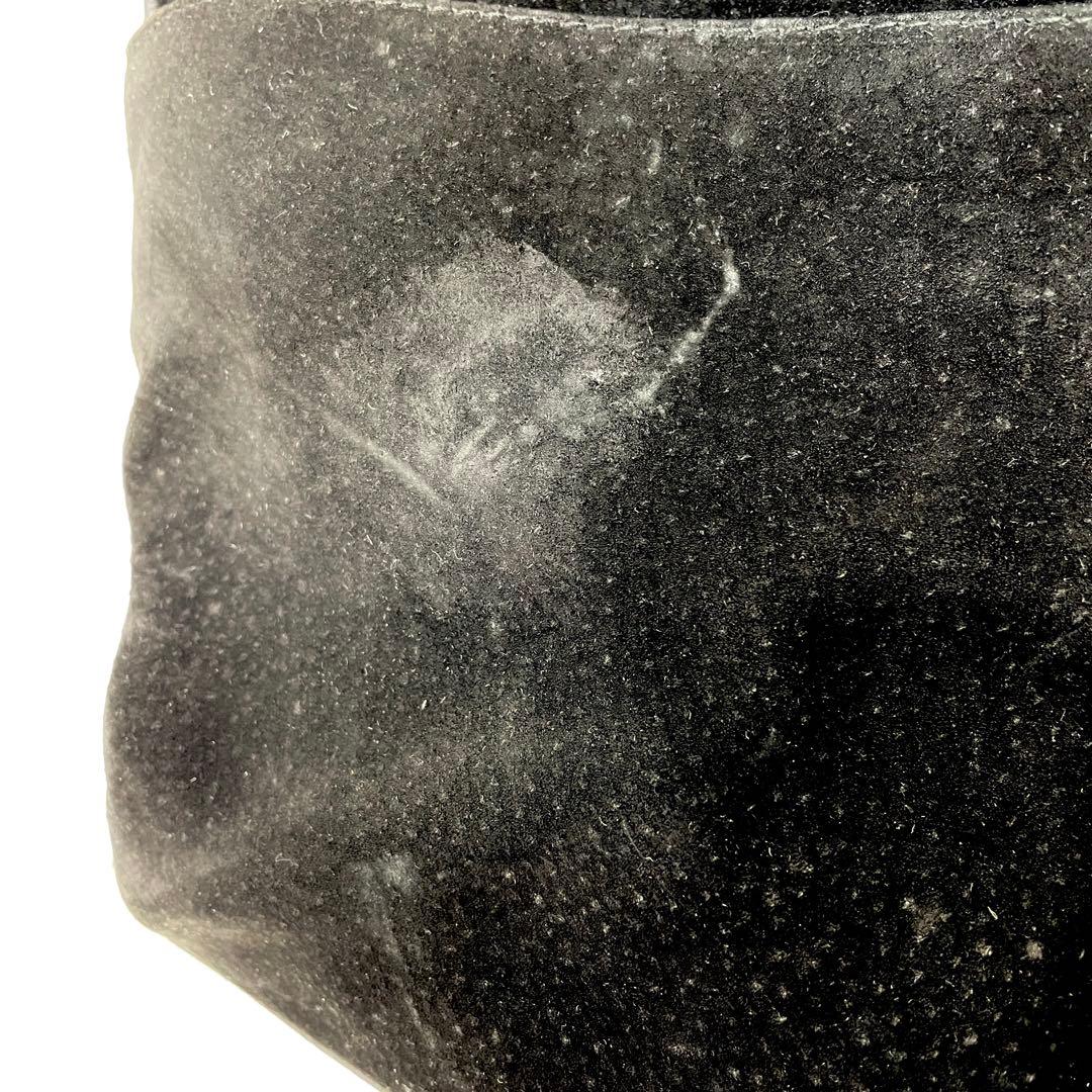 グッチ ハンドバッグ バンブー スエード ビジネス 黒 FM646