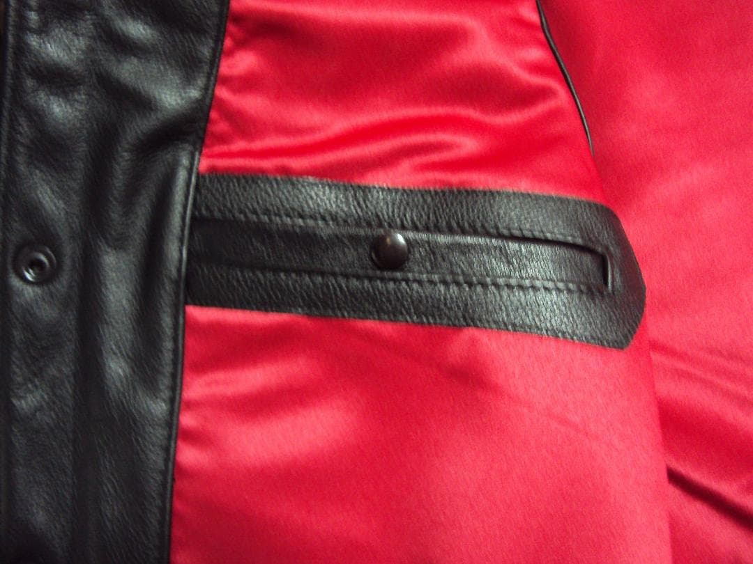 81 SUPPORT レザー クラブ　ベスト S　HA　ヘルズエンジェルズ