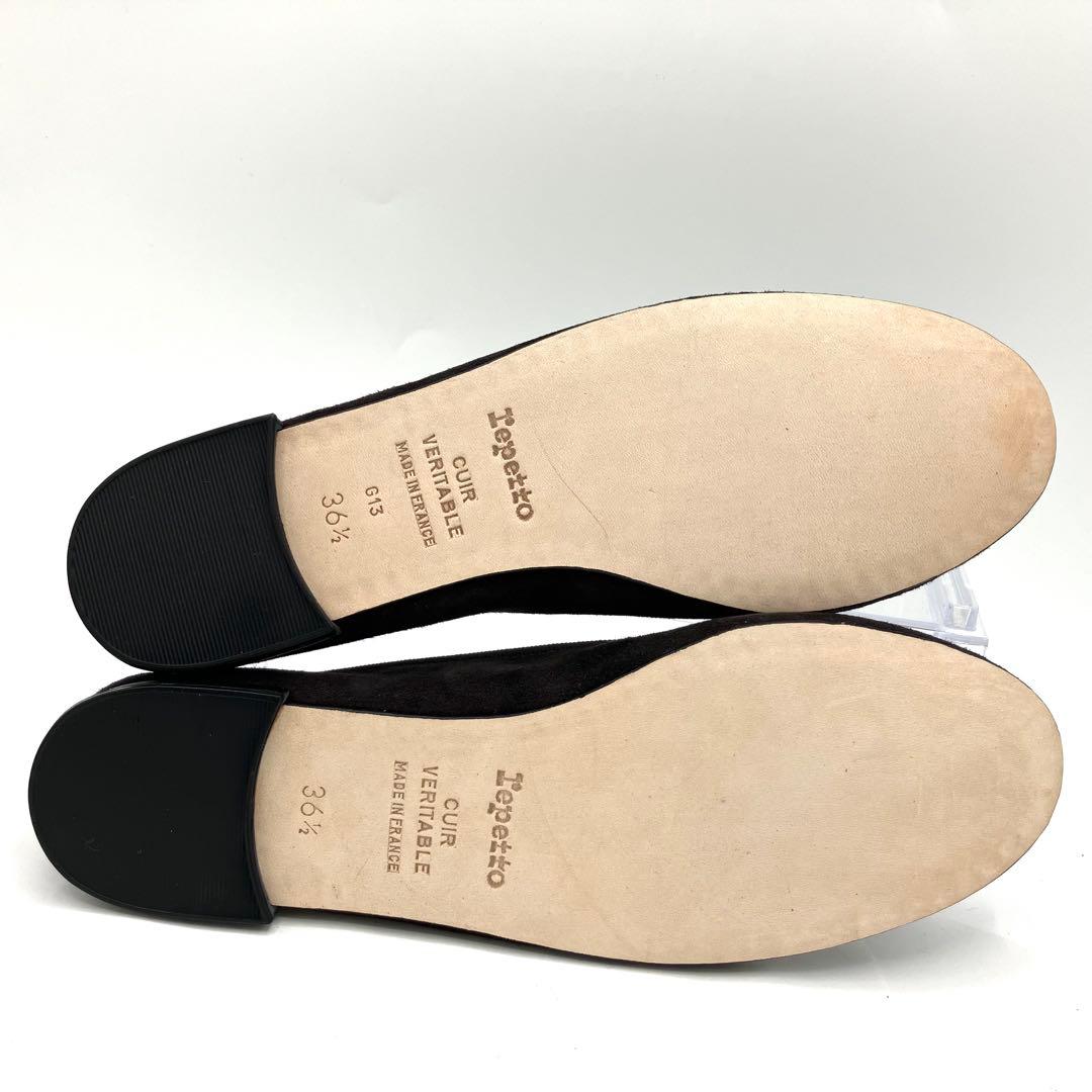 レペット　フラット　パンプス　サンドリオン　23cm スエード　リボン