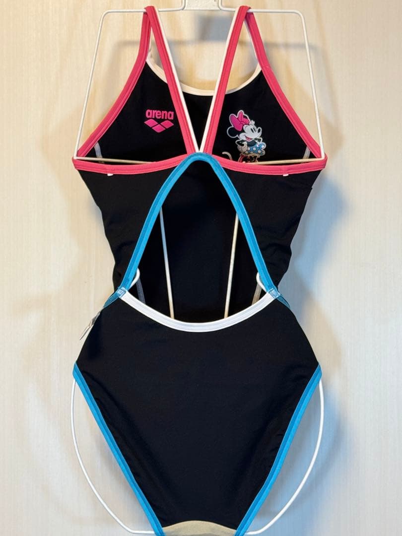 arena ×ディズニー長持ちタフスーツ競泳水着DIS-6353W L BKPT