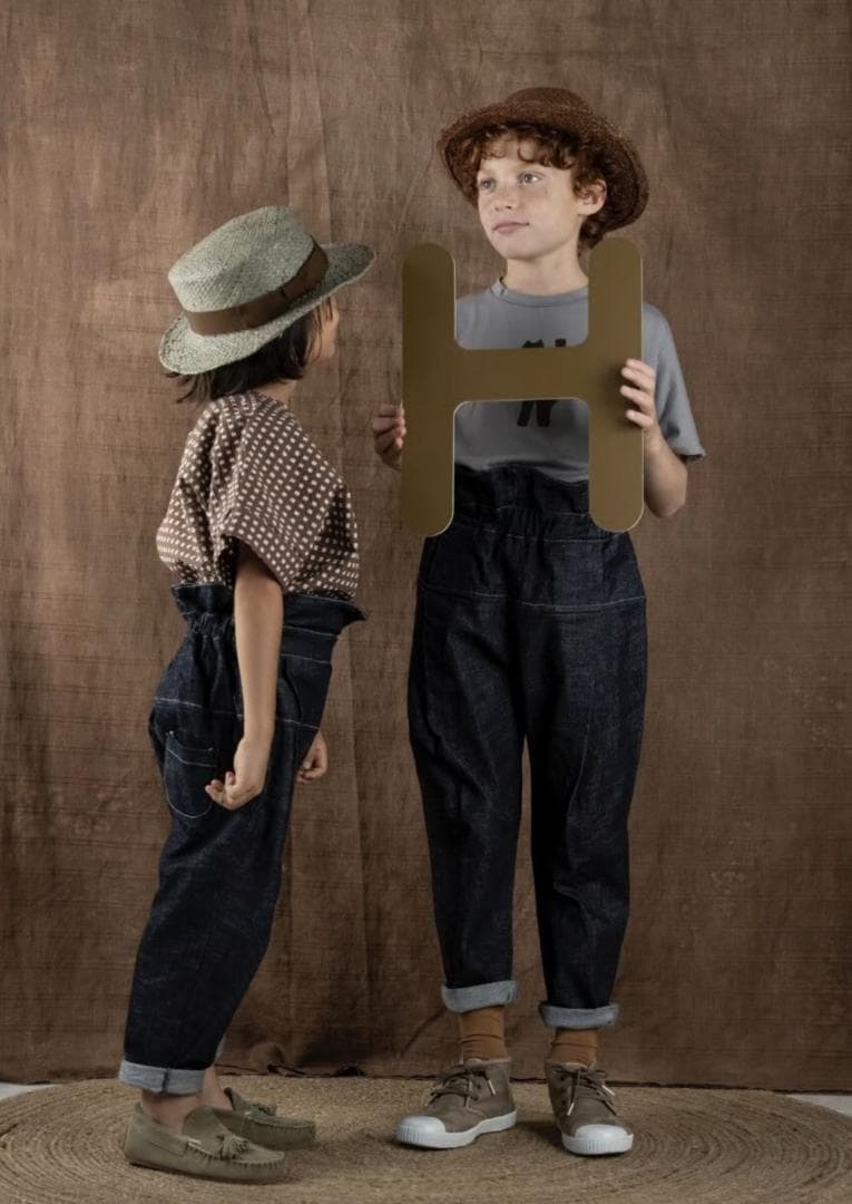 専用 タグ付き★HELLO LUPO ハイウエストデニム 6-7Y 120cm