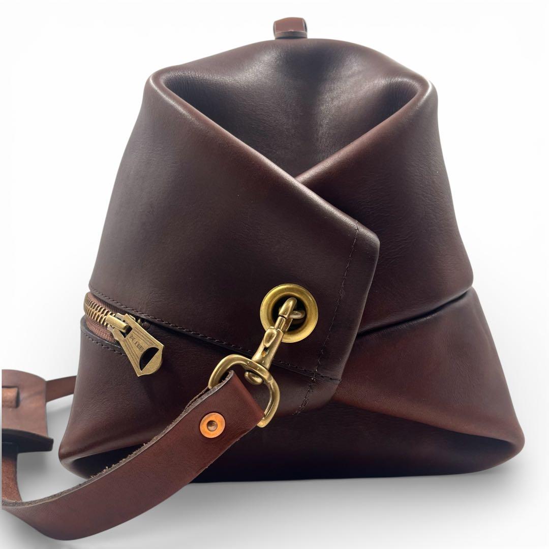 【美品】 vasco ダッフルバッグ 2way ブラウン オールドオイル レザー