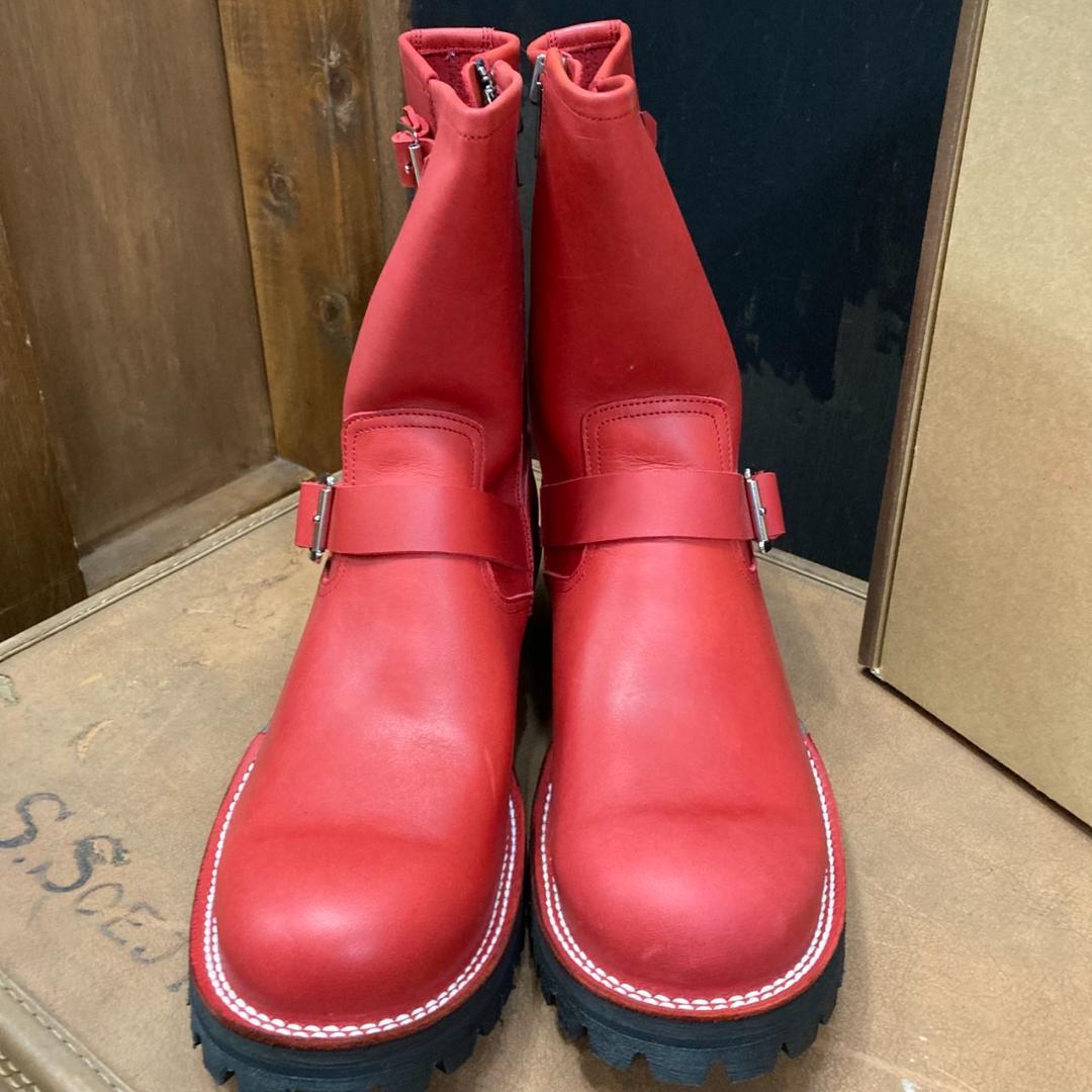 ▼10E　SLOWWEARLION　エンジニアブーツ　レッド　OB-8595SR