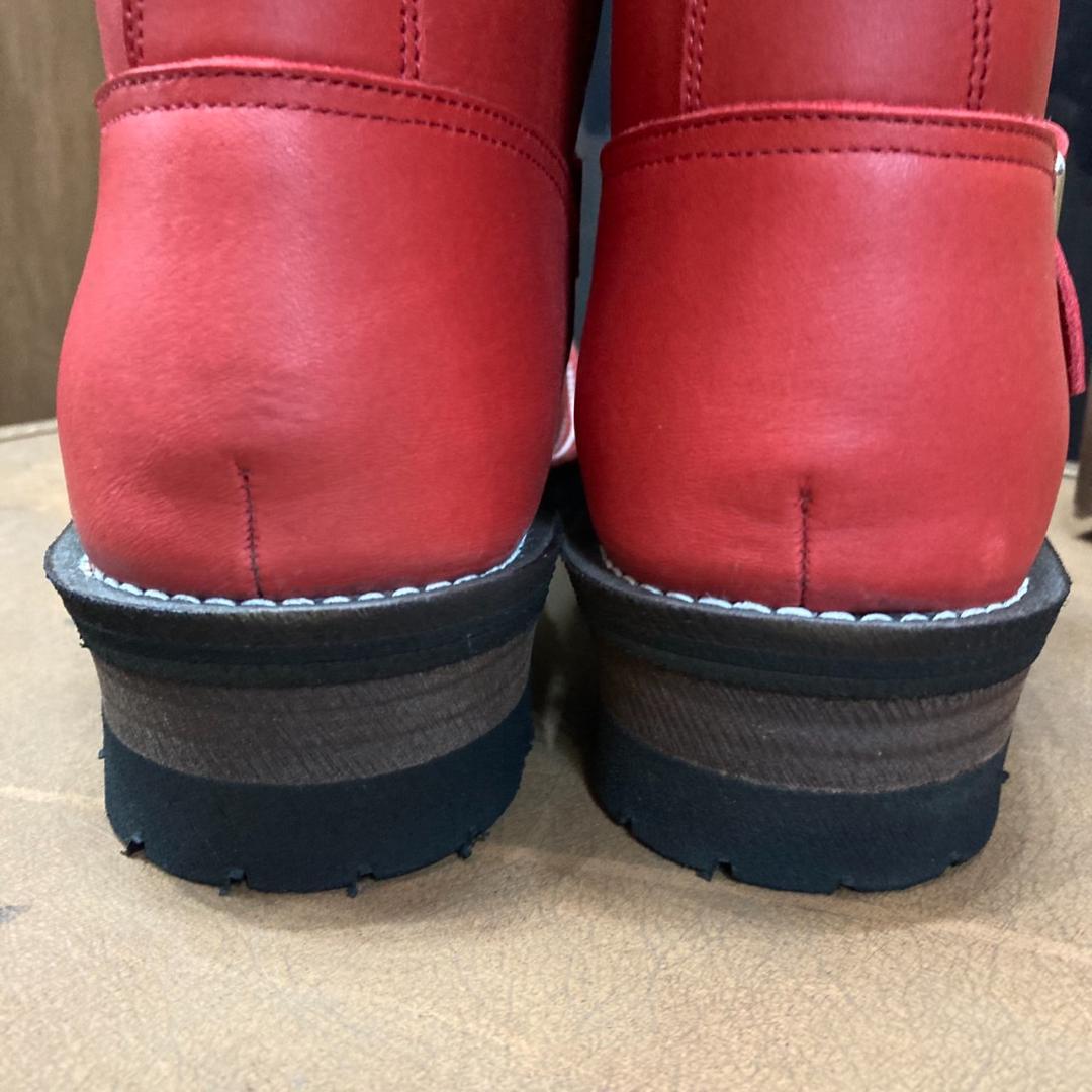 ▼10E　SLOWWEARLION　エンジニアブーツ　レッド　OB-8595SR