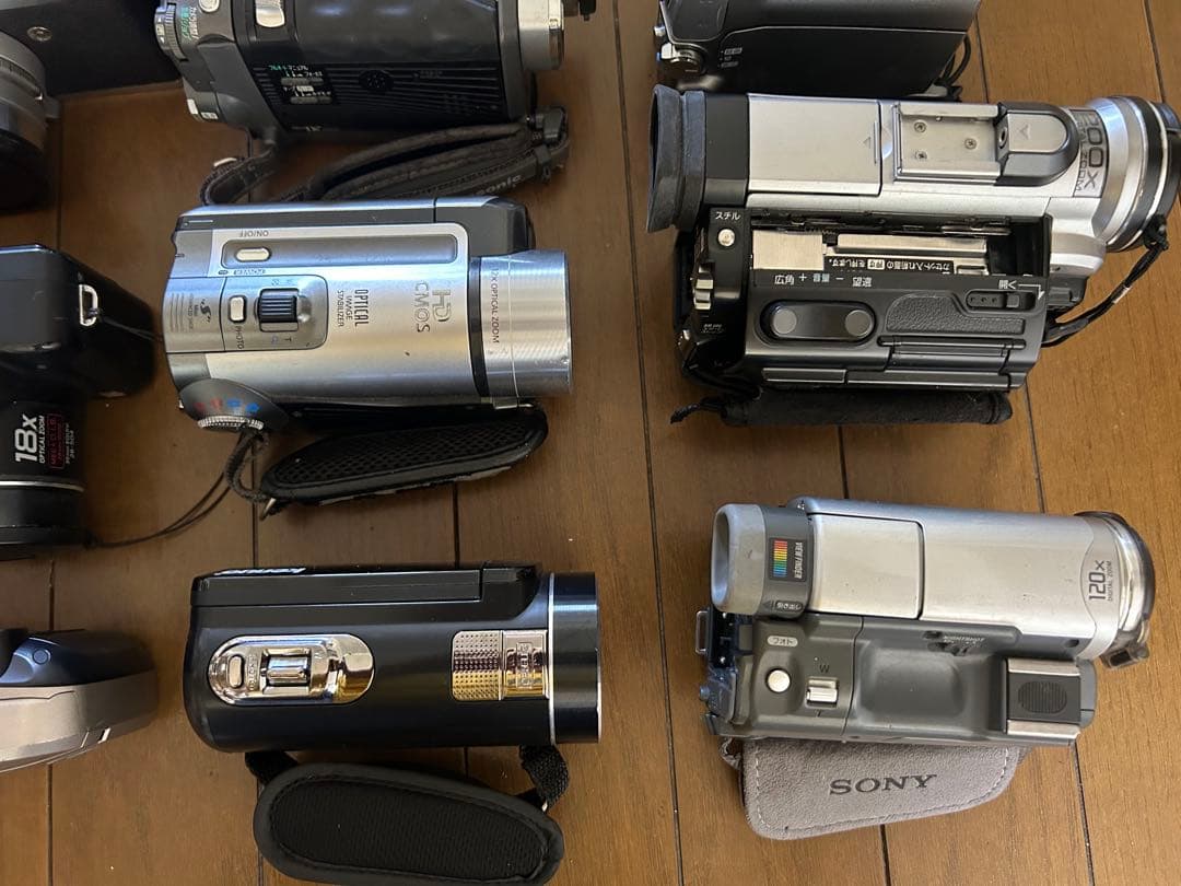 フィルムカメラ、デジタルビデオカメラ、デジカメ 20点 【ジャンク品】